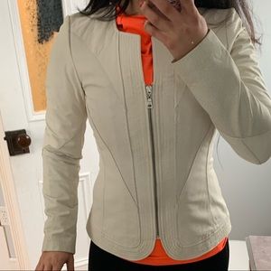 Danier leather jacket size xs off white